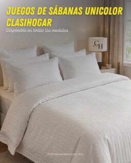✨ ¡El descanso que te mereces empieza con el toque perfecto! ✨

Dale a tu habitación ese aire de hotel 5 estrellas con los Juegos de Sábanas Unicolor de Clasihogar 🛏️☁️

📏 ¡Disponibles en TODAS las medidas! (Desde sencilla hasta King).
🎨 Encuentra el tono que mejor combine con tu espacio y transforma tu descanso hoy mismo.

👇 ¿Qué esperas para renovar tu cama?
📩 Escríbenos al DM para hacer tu pedido o cotizar la tuya.
🚛 Envíos directos a la puerta de tu casa.

#Clasihogar #SábanasUnicolor #DescansoPerfecto #HogarYDecoracion #AlmacenElMayorista