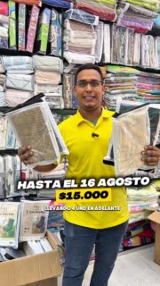 🚨 ¡Aviso importante! Nuestra tarifa especial de inauguración para los forros de sillas se acaba este domingo 16 de agosto ⏰

Aprovecha estos últimos días para renovar tus espacios al mejor precio:

🛒 Hasta el domingo:
• Detal: $25.000
• Por mayor: $15.000

⚠️ A partir del lunes 17 de agosto:
• Detal: $25.000
• Por mayor (de 4 und en adelante): $18.000 c/u

💡 ¡No lo dejes pasar! Haz tu pedido hoy mismo antes del cambio de tarifa.

📲 Escríbenos al DM o al link de nuestro perfil para hacer tu pedido ya.

#forrosdesillas #clasihogar #mayoristas #lenceriaparaelhogar