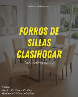 ¡Adiós a los derrames y manchas en tus sillas! Protege y renueva tu hogar con estilo con los forros impermeables CLASIHOGAR 🪑 

👇 Estos forros elásticos son la solución perfecta:

💦 Totalmente Impermeables: Escudo contra líquidos y suciedad.
🔄 Fácil Renovación: Textura moderna para un toque sofisticado.
4️⃣ Colores Versátiles: Gris oscuro, beige, gris claro y taupe.
Se ajustan a la mayoría de sillas de comedor estándar. ¡Ideal para familias con niños y mascotas! ✅

🛍️ ¡Haz tu pedido hoy mismo! Envíanos un mensaje directo o visita el enlace en nuestra bio.

#CLASIHOGAR #ForrosParaSillas #Impermeable #MueblesSinManchas
