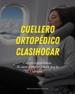 Porque descansar bien no debería ser un lujo. 💛 El Cuellero Ortopédico Clasihogar con gel viscoelástico abraza tu cuello y libera la tensión donde más la necesitas. Perfecto para vuelos, oficina o el día a día.

Escríbenos y lo tienes en tu puerta.
📲 +57 (301) 703-2796
📲 +57(300) 560-4980

#Clasihogar #CuelleroDeViaje #AlmacenElMayorista #DoloresCervicales #DescansaComoMereces